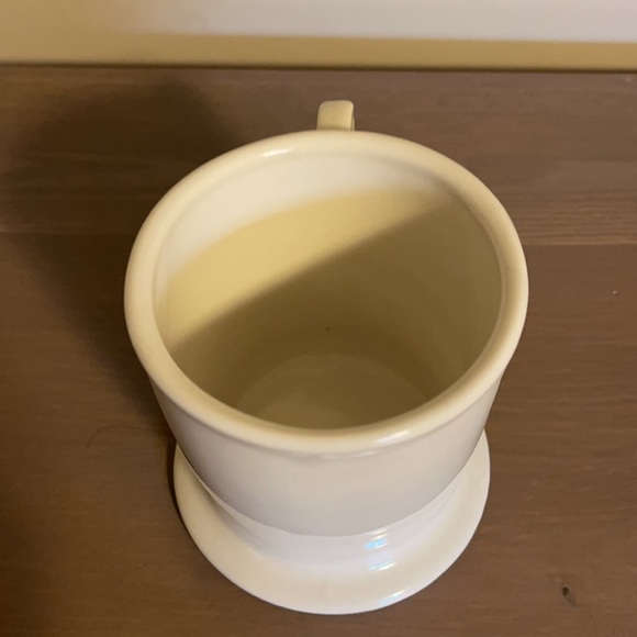 Anthropologie Cream and Black Ceramic Letter Z Mug - Picture 6 of 7